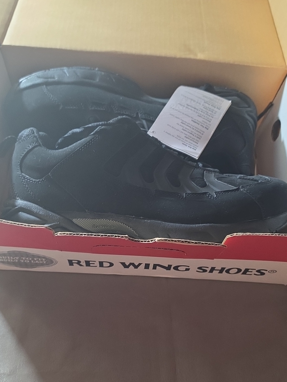 Red Wing Shoes Men's Black Athletic Work Sneaker